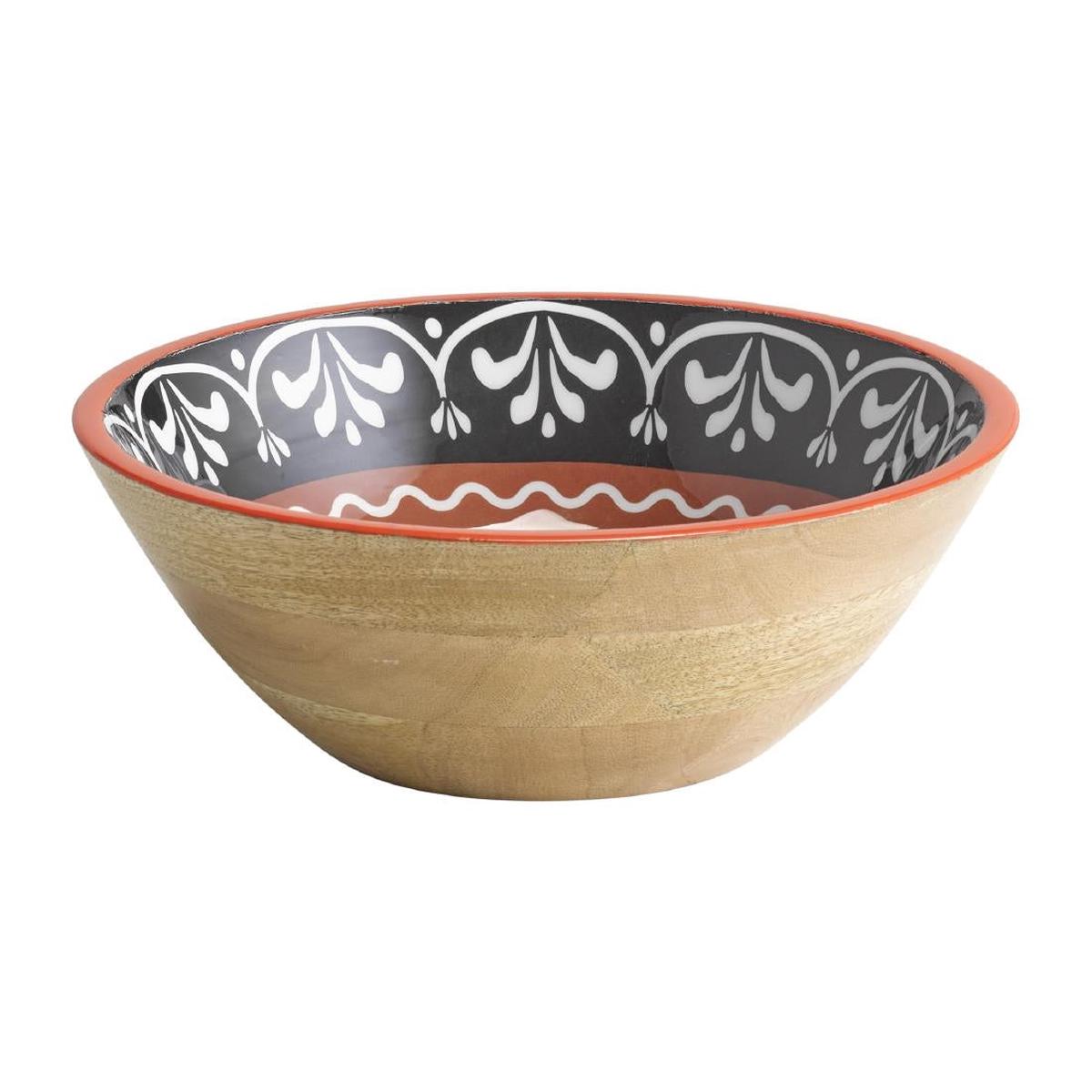 APS Mango Bowl Red and Black 300x105mm - HY237