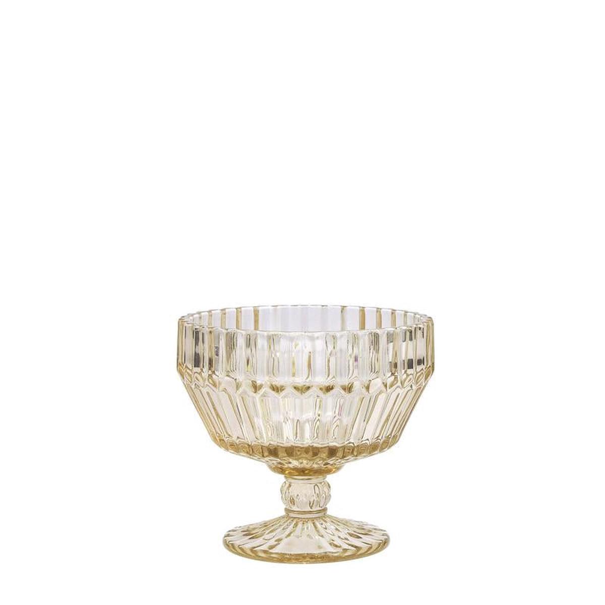 Zwiesel Fortessa | Archie Ginger 10oz Gold Footed Dessert Bowl