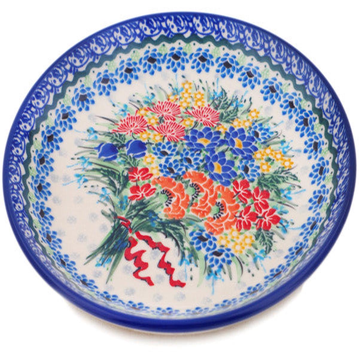 Dessert Plate 8" Spring Arrangement Theme UNIKAT