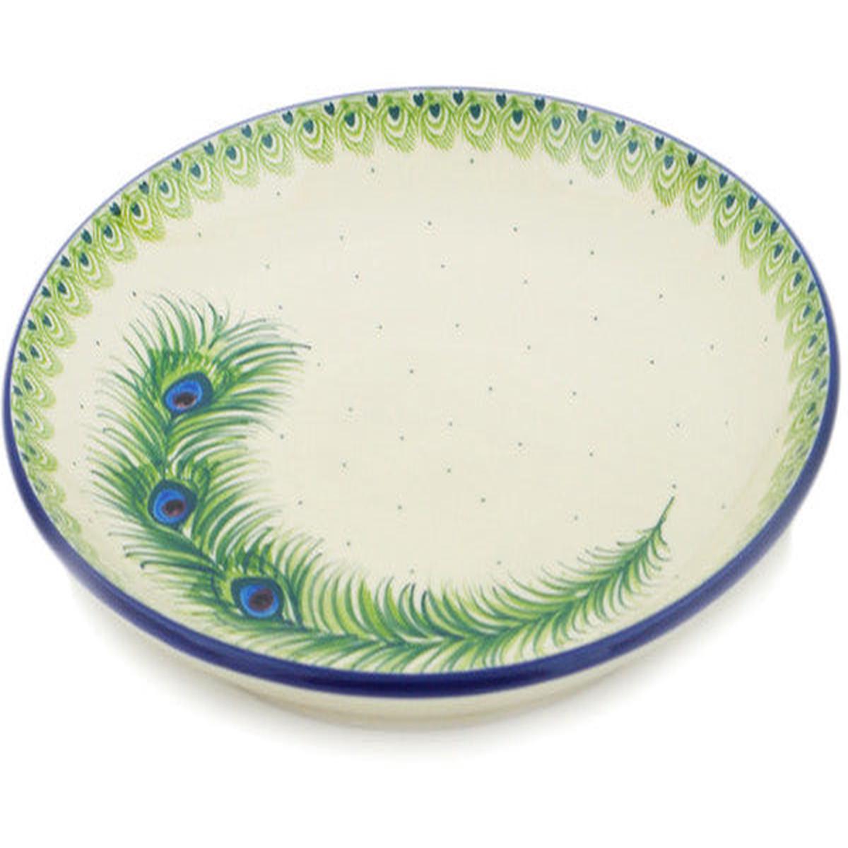 Dinner Plate 10-inch Majestic Peacock Theme