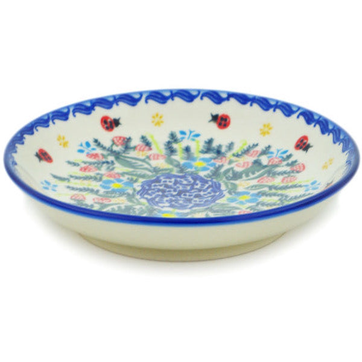 Dessert Plate 7-inch Spring Garden Berries Theme UNIKAT