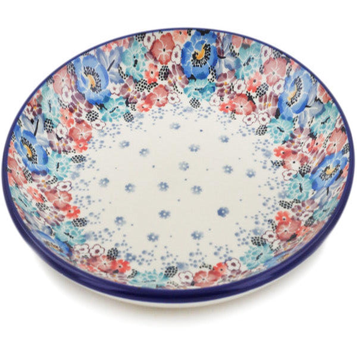 Polish Pottery Dessert Plate Autumn Bunch UNIKAT